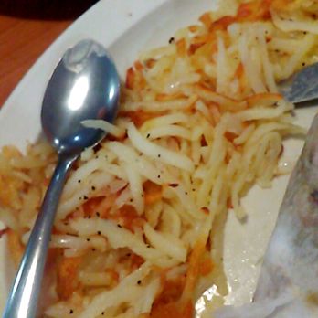 Jimmy's Egg - Those dried shredded things you see sitting there those with the cold hash browns that they served me - Breakfast & Brunch Near Me - McAllen, Texas