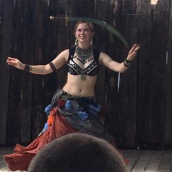 Ren in the Glen - Balancing a sword