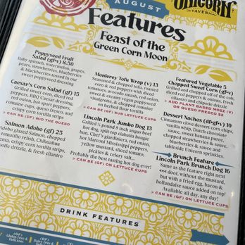 The Unicorn Tavern - Specials - Belgian Near Me - Grand Haven, Michigan