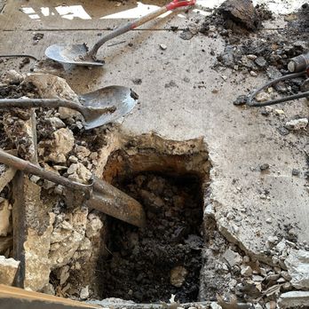 Affordable Foundation Repair - One pier needed to go where concrete was. - Foundation Repair Near Me