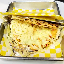Chicken arepa