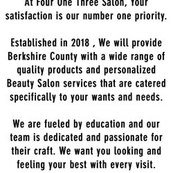 Four One Three Salon