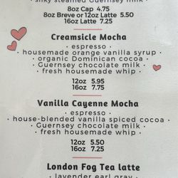 Espresso Elevado - Seasonal Menu