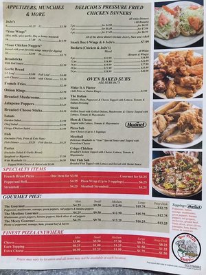 Menu photo 1 Your Pizza Shop Canton, OH