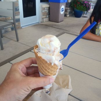 Culver's - This 2-scoop is much larger than this implies, and cost less than five bucks with the waffle cone. - Fast Food Near Me - St. Augustine, Florida