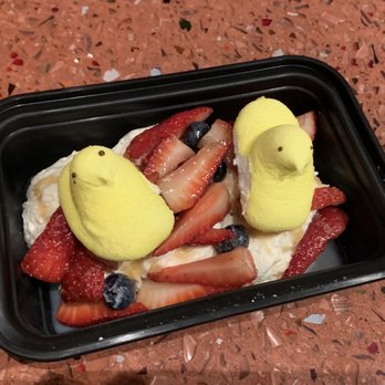 Breakers Café - Berry dessert. We added the Peeps. - Breakfast & Brunch Near Me - Stinson Beach, California