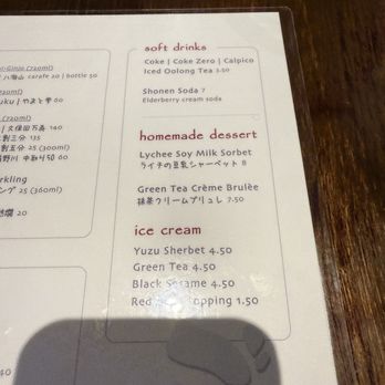 Gochi - Mountain View - Dessert menu - Japanese Near Me - Mountain View, California