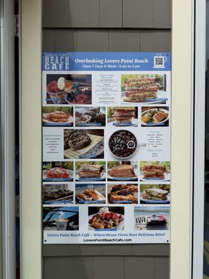 Menu photo 1 Lover's Point Beach Cafe Pacific Grove, CA