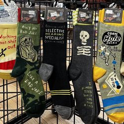 Prodigal Daughter Treasures and Trinkets - Fun Dad socks