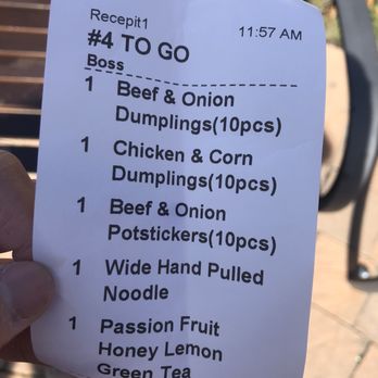 Dumpling Master - My receipt - Noodles Near Me - Rancho Cucamonga, California Dumpling Master - My receipt - Noodles Near Me - Rancho Cucamonga, California