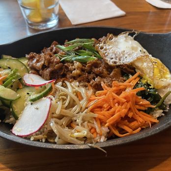Lazy Dog Restaurant & Bar - Korean Ribeye Bibimbap* - New American Near Me - Arlington, Texas Lazy Dog Restaurant & Bar - Korean Ribeye Bibimbap* - New American Near Me - Arlington, Texas
