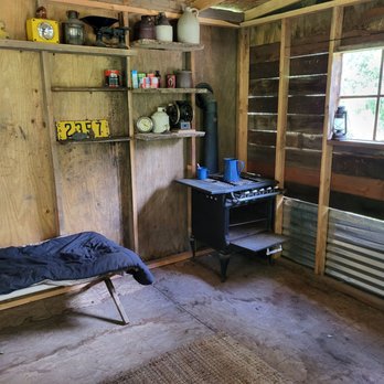 Rustic Oaks Ranch - Inside the hunters cabin - Ranches Near Me - Santa Clarita, California Rustic Oaks Ranch - Inside the hunters cabin - Ranches Near Me - Santa Clarita, California