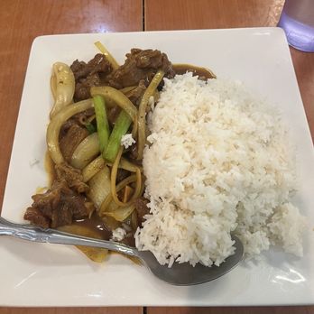 Yummy Yummy Noodles - Curry beef brisket over rice - Noodles Near Me - Chicago, Illinois