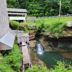Stebelton Park at Rock Mill - View from behind the mill into the gorge
