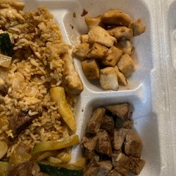 Fuji Hibachi & Sushi - CERTAINLY IS NOT HIBACHI CHICKEN AND STEAK W/FRIED RICE!!