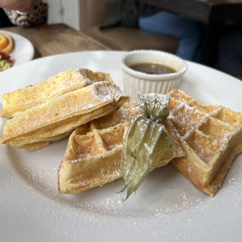 Jam Cafe - Waffle with maple syrup - Breakfast & Brunch Near Me - Vancouver, British Columbia Jam Cafe - Waffle with maple syrup - Breakfast & Brunch Near Me - Vancouver, British Columbia