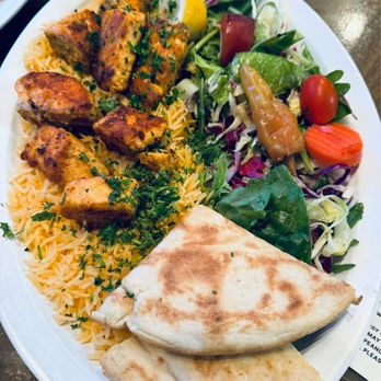 Sofra Grill - Grilled Salmon Skewers - Mediterranean Near Me - South San Francisco, California