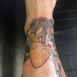 Ink Boss Tattoo Studio - Leg sleeve continuation by Ray Arce