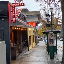 Cafe Solstice - Front entrance (street parking only, limited)