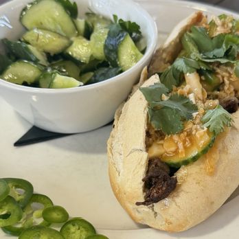 Crown & Bull - Cucumber Salad and Steak Sandwich Lunch - Breakfast & Brunch Near Me - Dunedin, Florida Crown & Bull - Cucumber Salad and Steak Sandwich Lunch - Breakfast & Brunch Near Me - Dunedin, Florida