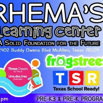 Rhema's Learning Center - Preschools Near Me - McAllen, Texas Rhema's Learning Center - Preschools Near Me - McAllen, Texas