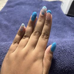Pro Nails - The first time he did them