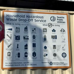 South Seattle Recycling and Disposal Station - FYI. What to (not) bring.