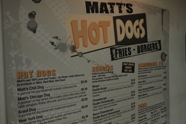 Menu photo 8 Matt's Famous Chili Dogs Seattle, WA Menu photo 8 Matt's Famous Chili Dogs Seattle, WA