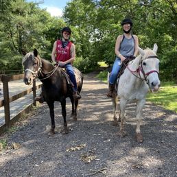 My boyfriend and I took a trail ride My boyfriend and I took a trail ride
