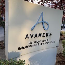 Richmond Beach Rehab - Main sign, Monday 11 September 2023.