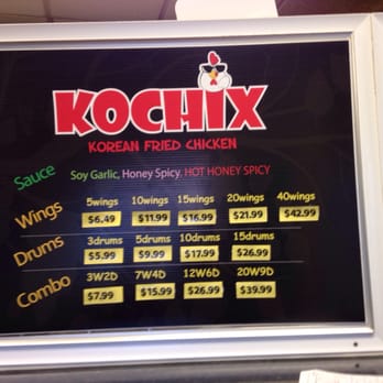 KoChix - Valid as of July 29, 2015. - Korean Near Me - Washington, DC, District of Columbia KoChix - Valid as of July 29, 2015. - Korean Near Me - Washington, DC, District of Columbia