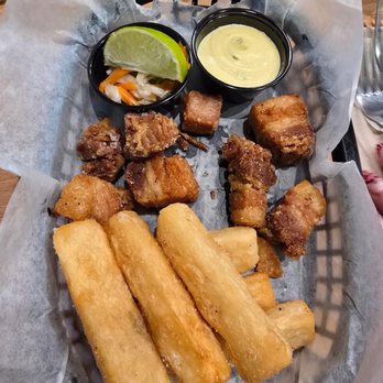 Bilia Eatery - Chicharrones & fried yuca phenomenal 10 out of 10!! - Breakfast & Brunch Near Me - Castle Hills, Texas Bilia Eatery - Chicharrones & fried yuca phenomenal 10 out of 10!! - Breakfast & Brunch Near Me - Castle Hills, Texas