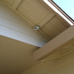 Peracchi Network Consultants - Camera installed over front entry way.