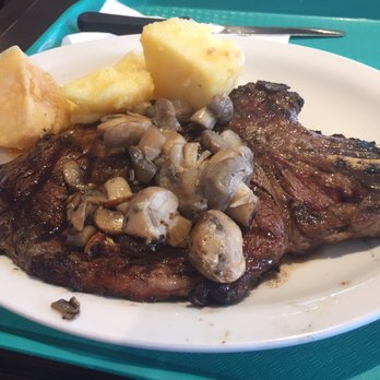 Master Steaks - 12oz rib steak cooked medium rare. - Steakhouses Near Me - Mississauga, Ontario Master Steaks - 12oz rib steak cooked medium rare. - Steakhouses Near Me - Mississauga, Ontario