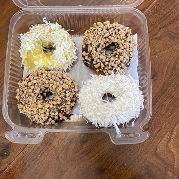 Sunrise Donut Café - Lemon coconut donut, maple heath bar donut - Donuts Near Me - Monroe, Wisconsin