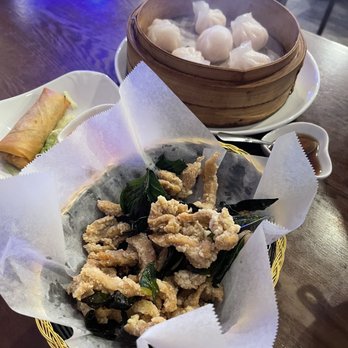 Dumpling Xuan - A8 Taiwan Style Crispy Chicken Strips  D4. Steamed Shrimp Dumplings D11. Spring Roll (2) - Chinese Near Me - Cambridge, Massachusetts