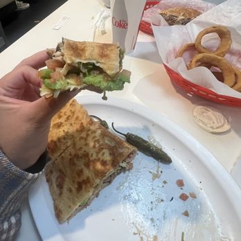 Astro Burger - Chicken Quesadilla - Burgers Near Me - West Hollywood, California Astro Burger - Chicken Quesadilla - Burgers Near Me - West Hollywood, California