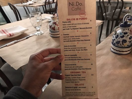 Menu photo 8 NiDo Caffe Miami, FL Menu photo 8 NiDo Caffe Miami, FL