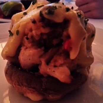 Mignon - Crab Stuffed Mushrooms w/ Hollandaise Sauce - Steakhouses Near Me - Plano, Texas