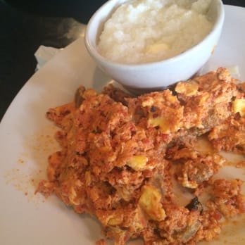 Baci Trattoria - Eggs diablo, looks kinda nasty, I know. We thought the same. - Italian Near Me - Vero Beach, Florida Baci Trattoria - Eggs diablo, looks kinda nasty, I know. We thought the same. - Italian Near Me - Vero Beach, Florida