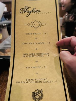Menu photo 1 Taylor's Steakhouse La Canada, CA Menu photo 1 Taylor's Steakhouse La Canada, CA