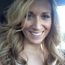 She even curled my hair after coloring and cutting!
