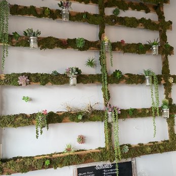 Feel the Heal - Entry plant wall  cute and relaxing design. - Skin Care Near Me - Miami, Florida
