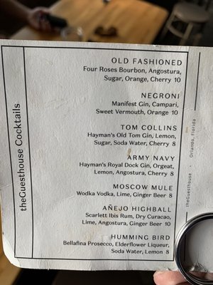 Menu photo 6 The Guesthouse Orlando, FL