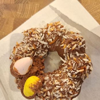 Isabella's Mochi Donuts - Chocolate Coconut Nest - Donuts Near Me - Toronto, Ontario Isabella's Mochi Donuts - Chocolate Coconut Nest - Donuts Near Me - Toronto, Ontario