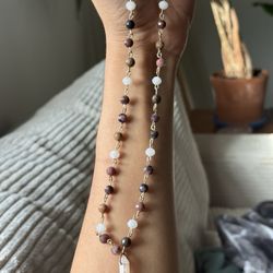 Bead Lounge - Made this cool piece with the crystal at the end that I got from there.