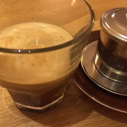 Nhystar - Vietnamesischer Kaffee, hier einmal in veganer Variante mit Kokosmilch statt Kondensmilch.