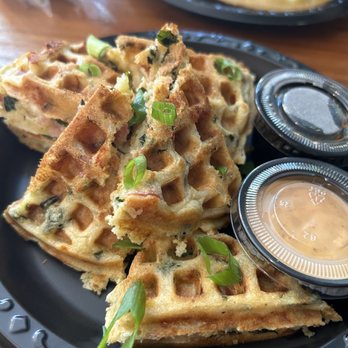 Cafe On Eighth - Fried chicken and collards waffle - Cafes Near Me - Augusta, Georgia Cafe On Eighth - Fried chicken and collards waffle - Cafes Near Me - Augusta, Georgia