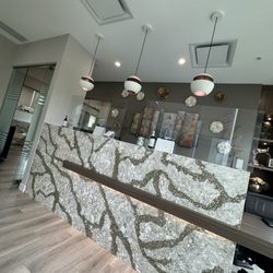 Burnaby Endodontics - Waiting area in front of the receptionist