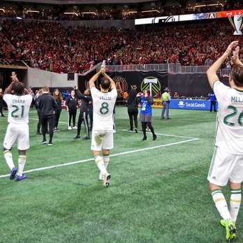 Portland Timbers - Portland Timbers players leaving the pitch after losing to Atlanta United FC in the 2018 MLS Cup championship final game. - Professional Sports Teams Near Me - Portland, Oregon Portland Timbers - Portland Timbers players leaving the pitch after losing to Atlanta United FC in the 2018 MLS Cup championship final game. - Professional Sports Teams Near Me - Portland, Oregon